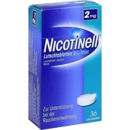 NICOTINELL Pastilės 2 mg mėtų, 36 vnt