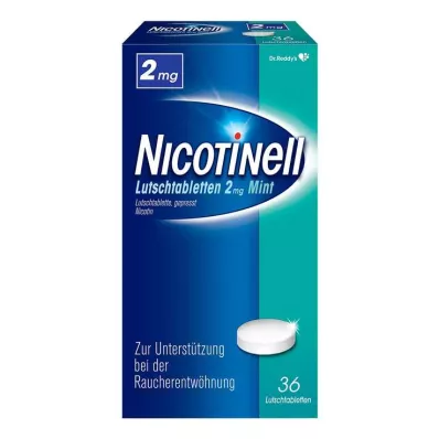 NICOTINELL Pastilės 2 mg mėtų, 36 vnt NICOTINELL Pastilės 2 mg mėtų, 36 vnt
