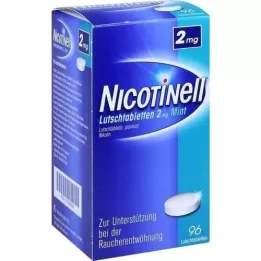 NICOTINELL Pastilės 2 mg mėtų, 96 vnt