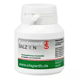 FUNDAMENT-Druska I N tabletės, 4X80 vnt