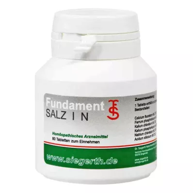 FUNDAMENT-Druska I N tabletės, 4X80 vnt