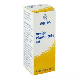 ARNICA PLANTA tota D 6 rutuliukų, 10 g