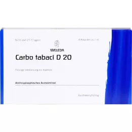 CARBO TABACI D 20 ampulių, 8 vnt