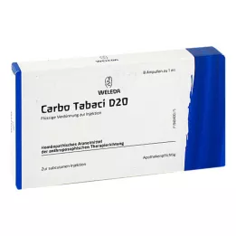 CARBO TABACI D 20 ampulių, 8 vnt