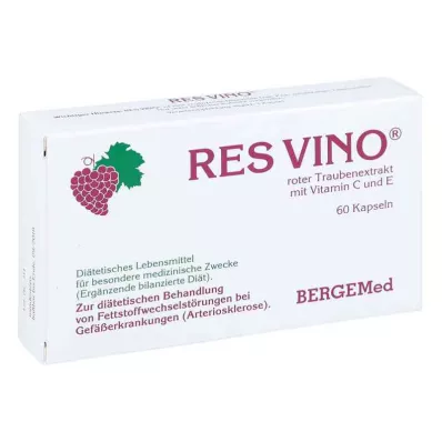 Res Vino kapsulės (60 vnt.) Res Vino kapsulės (60 vnt.)