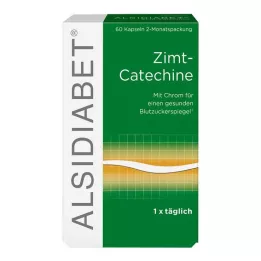 ALSIDIABET Cinamono katechinai f.Diab.Type II Kapsulės, 60 kapsulių