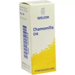 CHAMOMILLA D 6 rutuliukai, 10 g