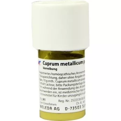 CUPRUM METALLICUM praep.D 30 Tritiravimas, 20 g