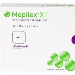 MEPILEX XT 10x10 cm putplasčio tvarstis, 5 vnt