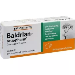 BALDRIAN-RATIOPHARM dengtos tabletės, 30 vnt