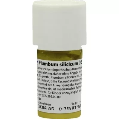 PLUMBUM SILICICUM D 6 Tritiravimas, 20 g