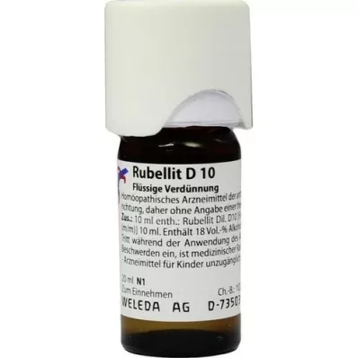 RUBELLIT D 10 skiedinys, 20 ml