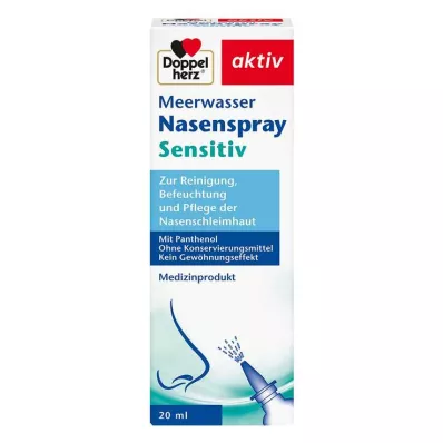 DOPPELHERZ Jūros vandens nosies purškalas su pantenoliu, 20 ml