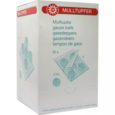 MULLTUPFER sterilios slyvos dydžio, 15X5 vnt