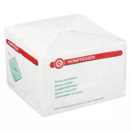 MULLKOMPRESSEN 20x20 cm nesterilūs 8 kartus, 100 vnt