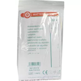 WATTESTÄBCHEN Mediena 15 cm 4-5 mm su vatos galvute, 100 vnt