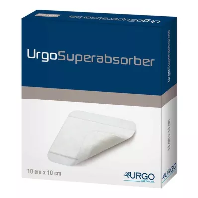 URGOSUPERABSORBER 10x10 cm tvarsčiai, 50 vnt