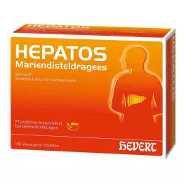 HEPATOS Pieno raktažolių pastilės, 100 vnt