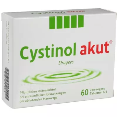 CYSTINOL ūmios dengtos tabletės, 60 vnt