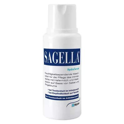 SAGELLA hydraserum intymių vietų prausiklis, 200 ml SAGELLA hydraserum intymių vietų prausiklis, 200 ml