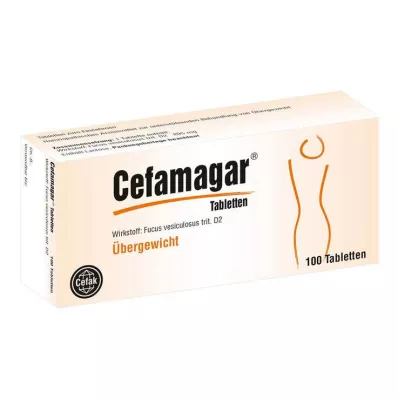 CEFAMAGAR Tabletės, 100 vnt
