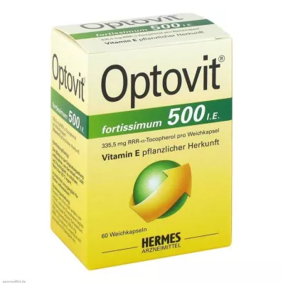 OPTOVIT fortissimum 500 kapsulių, 60 vnt