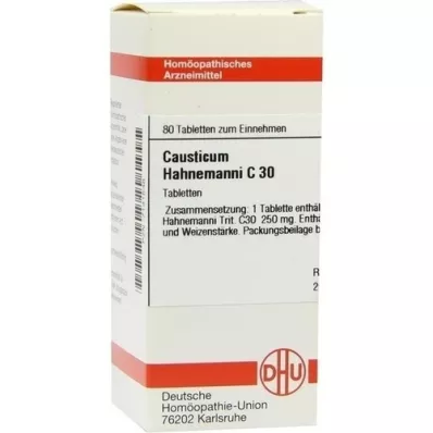 CAUSTICUM HAHNEMANNI C 30 tablečių, 80 kapsulių
