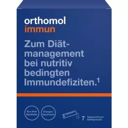 ORTHOMOL Immune direct granulės oranžinės spalvos, 7 vnt
