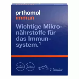 ORTHOMOL Immune direct granulės oranžinės spalvos, 7 vnt