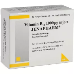 VITAMIN B12 1000 μg Inject Jenapharm ampulės, 10X1 ml