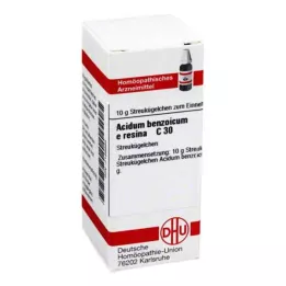 ACIDUM BENZOICUM E Resina C 30 rutuliukų, 10 g