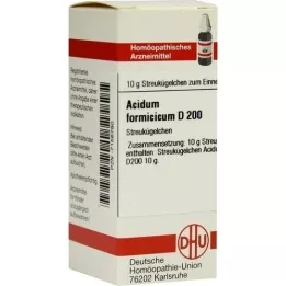 ACIDUM FORMICICUM D 200 rutuliukų, 10 g