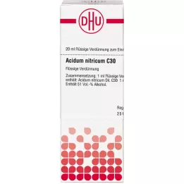 ACIDUM NITRICUM C 30 skiedinys, 20 ml