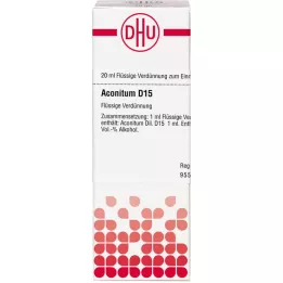 ACONITUM D 15 skiedinys, 20 ml