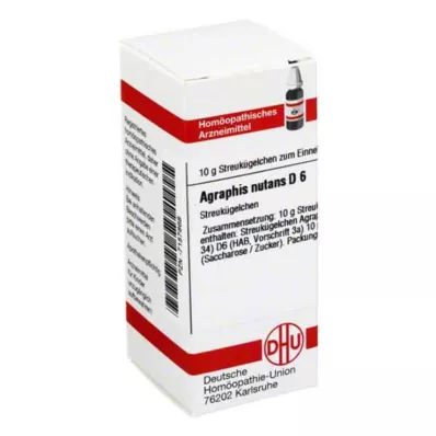 AGRAPHIS NUTANS D 6 rutuliukai, 10 g