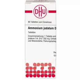 AMMONIUM JODATUM D 12 tablečių, 80 kapsulių