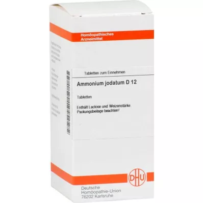 AMMONIUM JODATUM D 12 tablečių, 80 kapsulių AMMONIUM JODATUM D 12 tablečių, 80 kapsulių