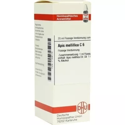 APIS MELLIFICA C 6 skiedinys, 20 ml