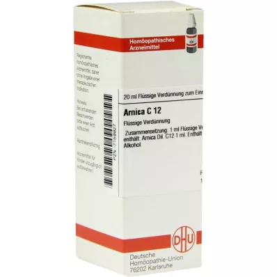 DHU Arnica C 12 skiedimas, 20 ml DHU Arnica C 12 skiedimas, 20 ml
