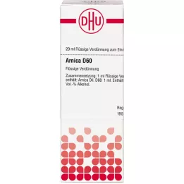 ARNICA D 60 skiedinys, 20 ml