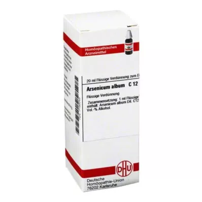 ARSENICUM ALBUM C 12 skiedinys, 20 ml