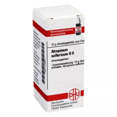 DHU Atropinum sulfuricum D 6 rutuliukai, 10 g DHU Atropinum sulfuricum D 6 rutuliukai, 10 g