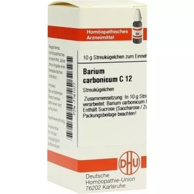 BARIUM CARBONICUM C 12 rutuliukų, 10 g