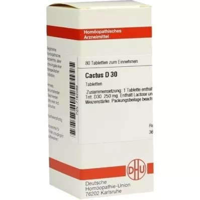 CACTUS D 30 tablečių, 80 kapsulių