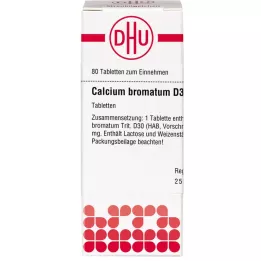 CALCIUM BROMATUM D 30 tablečių, 80 kapsulių