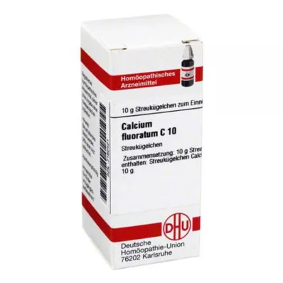 CALCIUM FLUORATUM C 10 rutuliukų, 10 g