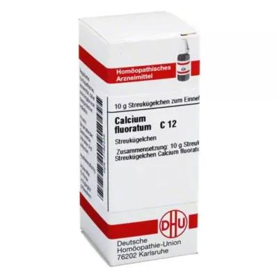 CALCIUM FLUORATUM C 12 rutuliukų, 10 g