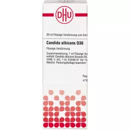 CANDIDA ALBICANS D 30 skiedinys, 20 ml