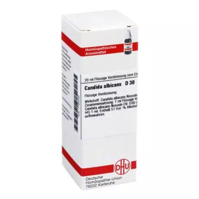 DHU Candida albicans D 30, skiedimas, 20 ml