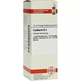 CANTHARIS D 5 skiedinys, 20 ml